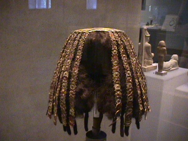Image it on top of Egypt Queen's head
